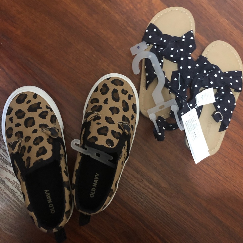 Old Navy NEW toddler girl shoe bundle